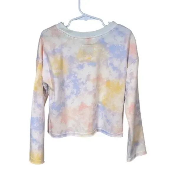 OshKosh B'gosh Cloud-Dye Long-Sleeve Pullover - Size Girls 5 - Picture 2 of 5